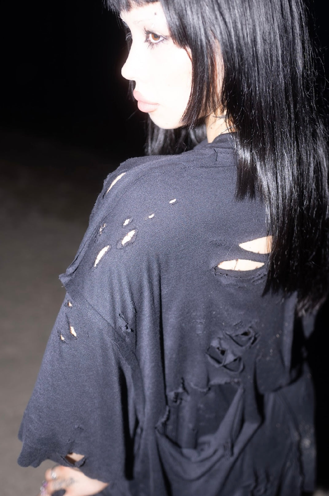 Crosses Inside Out Distressed tee